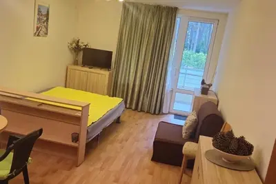 Image de Charming 2-bedroom apartment with Ac, WiFi, Kitchen and Safe, In Sunny Beach