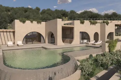 Image de Eco Sanctuary: 3-Bed Villa, Garden Terrace, Infinity Pool, AegeanSea View