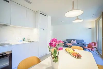 Image de Crap da Flem is a bright and modern 3. 5 room apartment for 4 people.