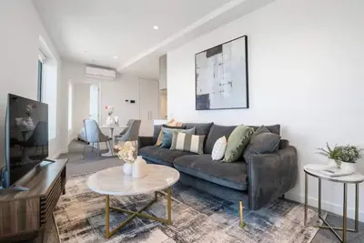 Image de Stylish Southbank 2bd Epic Views Rooftop Gym Pool