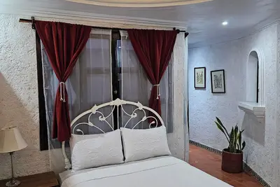 Casa Aurora two blocks from the emblematic Calle del Arco and La Merced Church.