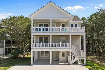 Image de 1541 - Birdie Beach Bungalow - Corolla Soundside Escape w/ Private Pool