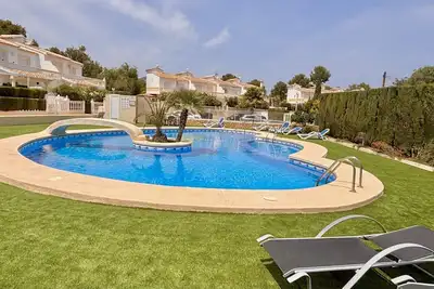 Image de Maison de vacances 'Casa Verde' avec piscine partagée, Wi-Fi et climatisation