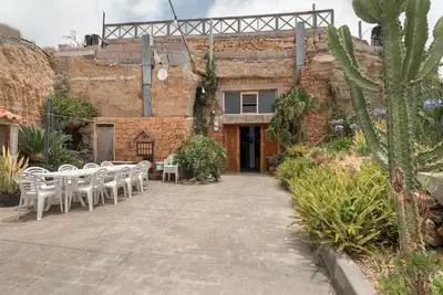 Image de Vacances 'Casa Cueva Anajos' avec vue sur la mer, terrasse partagée et jardin privé