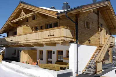 Image de Maison de vacances 'Silberleiten' avec vue sur les montagnes, jardin privé et Wi-Fi