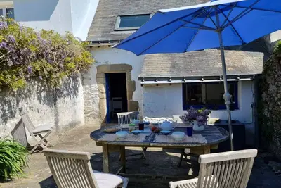 Image de Charmante maison de pêcheur, 4 pers, près plage, Saint-Gildas-de-Rhuys, wifi