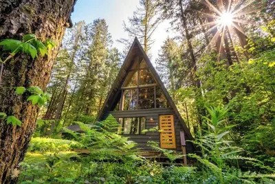 Modern A-Frame - Hot Tub - Forest Escape