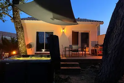 Image de Maison Petite Escapade 4p\nVue sur vignes\nJacuzzi privé toute l'année