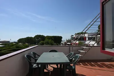 Image de N302 - Numana, three-room apartment with terrace in residence with swimming pool