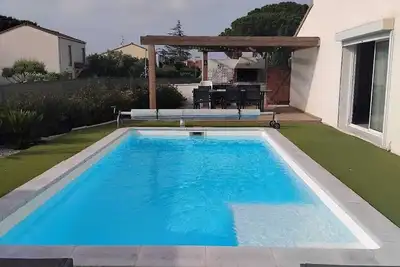 Image de Maison 3 chambres avec piscine proche mer