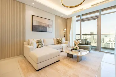 Image de 2br with Balcony Overlooking City and Burj Khalifa, Minutes Away from Dubai Mall