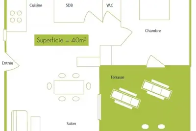 Image de F2 - Casina n° 3 - 1 Chambre - Vue Mer