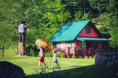 Image de Little-River-Petting Zoo-Stream-Pickleball?, Private Petting Zoo Cabin and Hot Tub