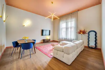 Image de Cozy, new  2-bedroom apartment with Ac, WiFi in gorgeous Budapest city center