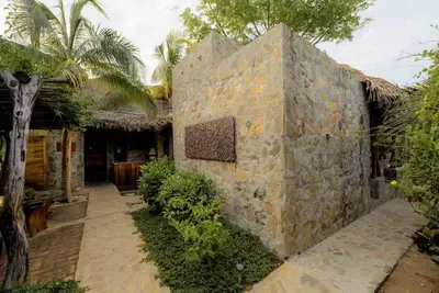 Image de Villa Bruma. A Quiet Nature Retreat in Agua Blanca, Oaxaca. Ac Rustic design Pool Breakfast