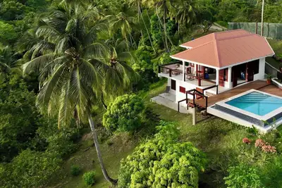 Luxury Villa with Infinity Pool & Stunning St. Lucia Countryside Views.