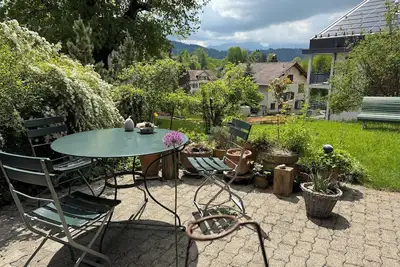 3-room apartment with garden terrace in the middle of idyllic Gais for 1-3 people
