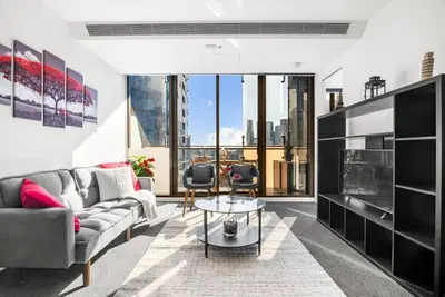Image de Sky-High 2br Southbank Luxe w/ Gym, Pool & Parking