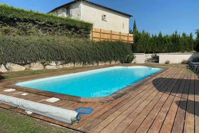 Image de Villa avec piscine dans la campagne de Dordogne