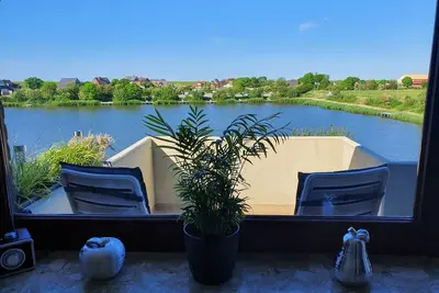 Image de Appartement 'Watt'n Utsicht' avec vue sur la mer, balcon et Wi-Fi