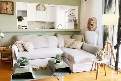 Image de Boho Chic spacious 1-bedroom apartment in Marousi with big balkony, Ac, WiFi.