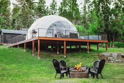 Image de Lux Glacier Dome•Hot Tub•Sauna•Walk 2 FlatheadLake•45 mins from Glacier