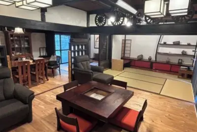 Image de An oldstyle inn where you can cook rice in a hearth / Shinshiri Aichi