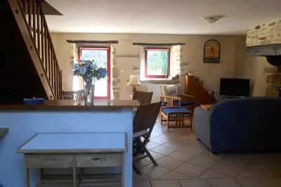 Image de Gîte Kersonan 4 personnes Golfe du Morbihan à 20min de Vannes, sur Gr38