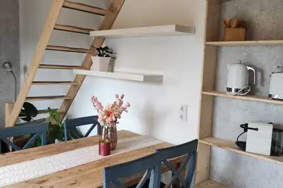 Image de Tiny farm Plau apartment with tiny house charm with animals near Plau am See