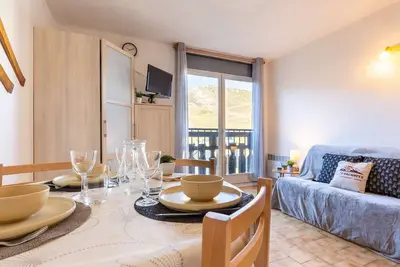 Image de Studio cosy aux pieds des pistes avec parking