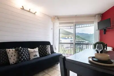 Image de Appartement 6 pers près pistes ski avec balcon, animaux admis à Saint-Lary-Soulan