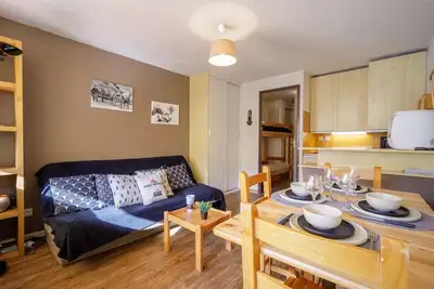 Image de Studio 4 pers, balcon, télésiège proche, Saint-Lary