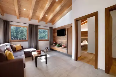 Maison de vacances 'Palme' avec vue sur les montagnes, piscine partagée et Wi-Fi
