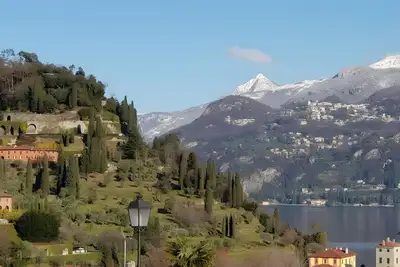 Image de Appartement 'Lago Azzurro' avec vue sur lac, Wi-Fi et climatisation