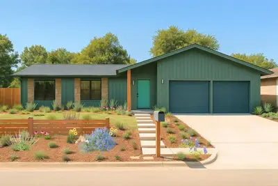 Image de Walk to the park! Pet-friendly with kids' essentials. Remodeled 3-bedroom home.