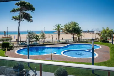 Image de At021 Stella Mare: Apartamento con piscina delante de la playa