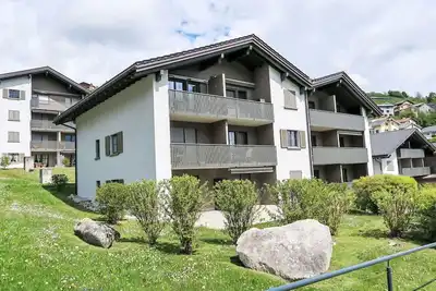 Image de Bel appartement avec Wifi, piscine, Tv, balcon, animaux admis et vue panoramique