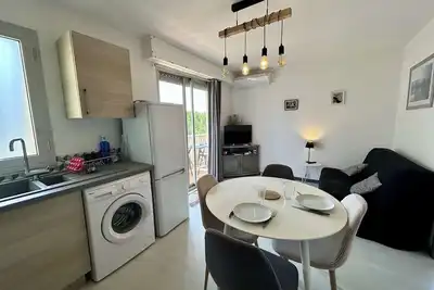 Image de Appartement 2 pièces, climatisé, proche plage et parking à Saint Cyprien