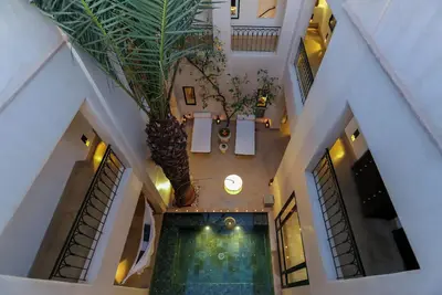 Image de Riad d'architecte proche du jardin Secret, à louer en entier avec piscine privée