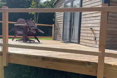 Image de camp'hôtel 1 chambre/1 sdb/cuisine salon  grande terrasse  vue sur la nature!