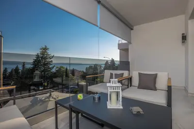 Image de Modern Apartment With Sea View, Spacious Balcony And Private Terrace