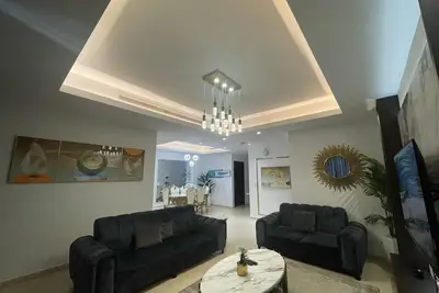 Image de Charming 2-bedroom apartment with WiFi, Ac in [Eko Atlantic, Eko Pearl Towers]