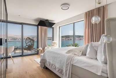 Image de Villa Palace Al Nera Luxurius en mer avec 2 piscines saunas