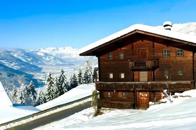 Image de Maison de vacances 'Oberlehen Hof' avec vue sur la montagne et terrasse privée