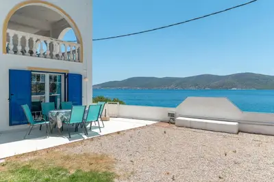 Image de Appartement 'Apollonas' avec vue sur la mer, Wi-Fi et climatisation