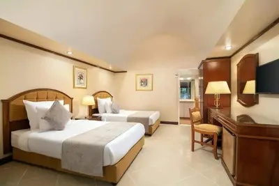 Image de Resort Experience in Historic Cairo l 2 Rooms w/ Pool, Kids Club & Spa Access