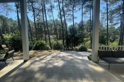 Image de Lacanau Lac et Forêt, grande maison familiale climatisée