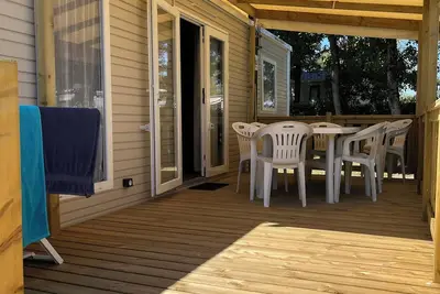 Image de Homerez - Bungalow cosy à Onzain avec piscine partagée