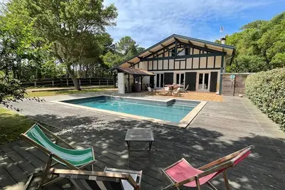 Image de Villa familiale calme entre Hossegor et Seignosse - Piscine et terrain de pétanque