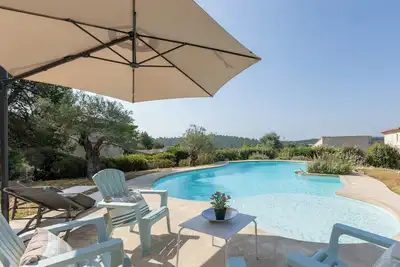 Image de Villa 4**** calme près de Montpellier et de la mer, piscine, climatisation, vue